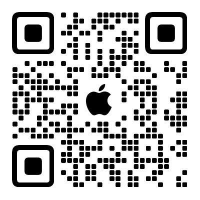 带苹果图标的二维码